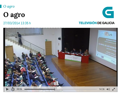 Projecto Silvaplus divulgado no programa AGRO da Televisión Galicia